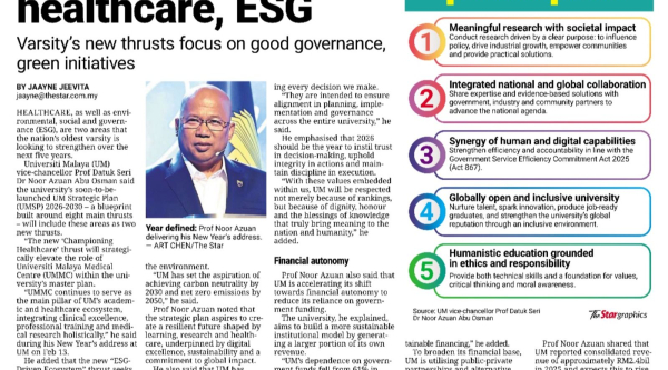 UM to push Healthcare, ESG
